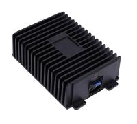 Tbest Car Player Power Amplifier 4 Channel High Power Digital Signal Processing Subwoofer Class A B Amplifier for Large Screen Car System Aluminum Alloy Compact Design