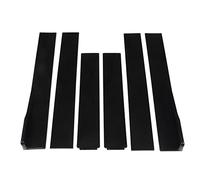 Tbest Car Side Skirts Glossy Black Rocker Panel Extensions Splitter Lip Diffusers Improve Vehicle Stability Universal Fit