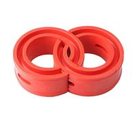 Tbest Car Spring Shock Absorber Bumper Flexible Rubber Buffer Power Cushion Coil Spacer for Trucks SUVs and Sedans 2 Pcs Set Durable Heat (F)