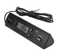Tbest Car Temperature Digital Clock Dual Probe Thermometer with Inside Outside Temperature Display for Vehicle Car Truck SUV