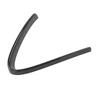 Tbest Carbon Fiber Front Grille Cover V Shape Frame Trim Grill Outline Exterior Decoration Upgrade for Giulia 2015 2020 Dry Material