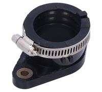 Tbest Carburetor Intake Manifold Boot Aluminum Alloy Rubber Durable Replacement Part for Rancher 350 ATV 2000 2006