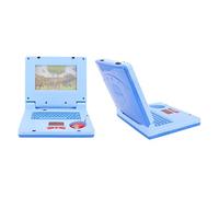 Tbest Cartoon Children Learning the Laptop with Music and the Speaker for a First Computer Conscience for Children, Plastic, 1 Package (Blue Non Retractable Mouse)