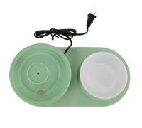 Tbest Cat Fountain Automatic Circulating Plastic Dog Drinking Dispenser Pet Dispenser Bowl Plum Cat FountainCat Di Fountain Flowing Employs a Which Design Provides the a Drinking Pet (Green)