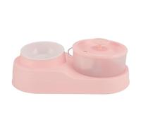 Tbest Cat Fountain Automatic Circulating Plastic Dog Drinking Dispenser Pet Dispenser Bowl Plum Cat FountainCat Di Fountain Flowing Employs a Which Design Provides the a Drinking Pet (Plum Pink)