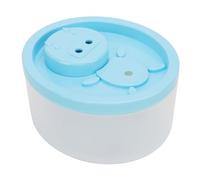 Tbest Cat Water Fountain Automatic Dispenser 1.3L Visible Level Thermostatic Circulation Filtration Pet Waterer Bowl with Quiet Pump for Cats Small Dogs