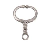 Tbest Cattle Nose Stainless Steel Spherical Design Nose Clamp for Livestock Control Rustproof Plier for Farm Ranch Cattle Handling (HL-Q4D)