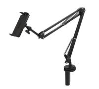 Tbest Cell Phone Holder Tablet Stand Universal Adjustable Height Angle Dual Use Smartphone for Home Office Online Learning Alloy Steel Silicone 11 Inches