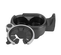 Tbest Center Console Cup Holder Premium Durable Two Position Drink Storage Organizer for Smart Fortwo W451 ABS Material Black