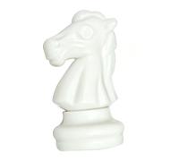 Tbest Chess Piece Set Placeholder Chessmen Chess Pieces Pawns 32 PCS Brown and White PS Material No Burr Thickened Non Slip Base with 16 Brown 16 White (49mm)