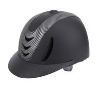 Tbest Children Equestrian Helmet Lightweight Breathable Adjustable Horse Riding Hat for Kids Horseback Safety Gear ABS Flocking Material (M)