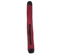 Tbest Chinese Martial Arts Sword Bag Thick Single Layer Shoulder Carry Box/Cover with Strap & Side Pocket for Katana Longsword Dark Red (Dark Red)