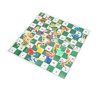 Tbest Classic Chess Game Set For Kids Foldable Portable Plastic Chessboard with Storage Box Parent Strategy Board Game Toy For Family Party Travel (Type 2)