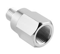 Tbest Coolant Temperature Sensor Adapter Aluminum Male 1.5 to Female 3 8in 18 NPT for LS Series Engines Engine Swap Conversion
