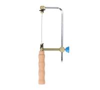 Tbest Coping Saw Forged Steel Frame Log Handle U Shape Fret Cutter Saw with 8PCS Blades for Woodworking Coping SawJewelers S The Features Engraving Forged Accurate High Bow and Bow