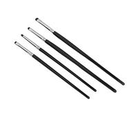 Tbest Detail Eye Make -up -Bü Bünstern with a Small Head and Ergonomic Handle, 4PCs Soft Hair Brushes, for Eyeshadow and Eyeliner, Skin friendly, Easy to Use
