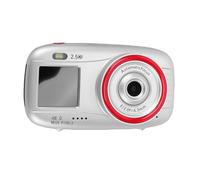 Tbest Digital Camera for Teens Students 48MP HD 2.5K Video Dual Screen WiFi Selfie with 16X Zoom Autofocus Travel 1200mAh Battery ABS 4.4x1.3x2.5in (Silver)