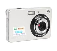 Tbest Digital Camera Vlogging 48MP HD 1080P 8X Zoom Anti Shake 2.7 Inch LCD Screen with Flashlight Carry Bag Wrist Strap for Travel Photography