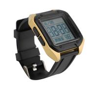 Tbest Digital Watch for Men Women EL Backlight Stopwatch Count Down W larm TPU Strap Time Proof Watch Gold Band Digital WatchWater P is Both Designed for Women and Functions a (Gold Band)