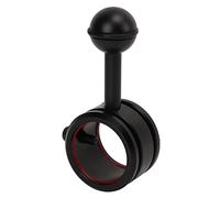 Tbest Diving Ball Head Anodized Aluminum Alloy Flashlight Accessory Durable Lightweight Adjustable Joint Arm for Scuba Underwater Exploration Black