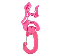 Tbest Diving Hose Holder,Scuba Diving Hose Holder Clip, Scuba Diving Double BCD Hose Holder Clip Regulator Retainer Buckle Hook replacement for Dive Snorkeling(Pink)
