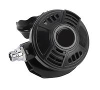 Tbest Diving Regulator, Multifunctional Food Grade Silicone Mouthpiece Dive Secondary Stage Regulator for Diver Snorkeling Training (BLACK)