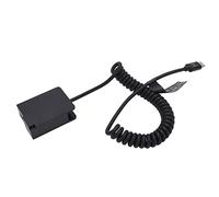 Tbest DMW DCC8 Dummy Battery Full Decoded Type C Power Adapter Flexible Spring Cable Stable Supply for G5 G6 G7 G85 GX8 G90 G95 G99 FZ200 FZ300 FZ1000 FZ2000 FZ2500 FP Camera