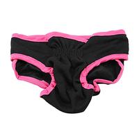 Tbest Dog Diaper Pants for Female Dogs - Soft Polyester Pet Underwear with Elastic Waist & Hook Loop Closure, Heat Cycle & Post Surgery Protection, Small Medium Large (XS)