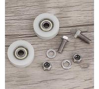 Tbest Door Wheels Roller, 30Mm Greenhouse Door Rollers Wheels For Greenhouse Door, Greenhouse Door Rollers 30Mm Diameter Elite Greenhouse Door Wheels Replacement Kit