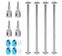 Tbest Drive Shaft 5mm RC Hub Adapter for HSP 94111 (Silver)