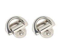 Tbest E N Boat Folding Cleat Folding Pad Eye Heavy Duty Folding Pad Eye Stainl Steel Marine Folding Pad Eye Cleat Heavy Duty D Tie N 60X58Mm For Boat Yacht