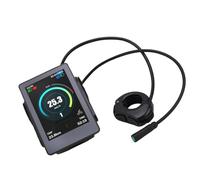 Tbest Electric Bike Color Display Large Font Interface Dark Mode Light Sensing Emergency Charging PC 5in 320 X 480 Electric Cycling Computer Suitable for Night Riding