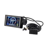 Tbest Electric Bike LCD Display S966 Color Screen Waterproofs ABS Material NFC Function 24V 36V 48V Compatible for Electric Bikes Scooters 22.2mm Handlebars