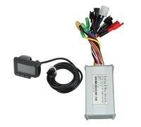 Tbest Electric Bike Motor Controller Kit High Performance 17A 3 Mode Sine Wave with EN06 LCD Meter for 24V 36V 48V 250W 350W Brushless Scooter Conversion Aluminum Alloy ABS