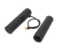 Tbest Electric Bike Throttle Grip Rubber Split Half Rotation Joint Throttle Comfortable Performance 22.2mm Handlebars 12V 24V 36V 48V 72V