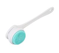 Tbest Electric Body Brush Rechargeable Scubber Shower Brush Multifunctional Handle Cleansing Bath for Men Women Electric Body BrushE with Our to Designed Your (White)
