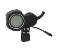 Tbest Electric Scooter LCD Display Panel Connector Universal 6 Pin Green Screen for 10 Inch Modification ABS Material 36 72V Adjustable Voltage