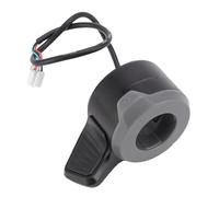 Tbest Electric Scooter Thumb Throttle Ergonomic Quick Response Finger Accelerator Replacement ABS Alloy Lightweight Compact Speed Control for City Commuting Leisure Rides