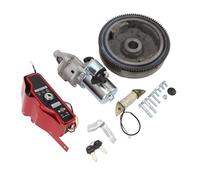 Tbest Electric Start Kit Starter Motor Flywheel Control Switch Box Conversion for GX340 GX390 Stationary Engines Durable ABS Metal Construction