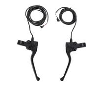 Tbest Electronic Brake Lever Premium Aluminum Ergonomic Handlebar Grip with Connector for Electric Bicycle Accessories Black