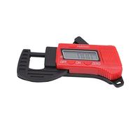 Tbest Electronic Thickness Gauge 0-12.7mm High Accuracy ±0.1mm Digital LCD Display Inch Conversion for Film Leather Jewelry Wire Measuring Tool
