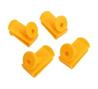 Tbest Engine Base Screw Undertray Mounting Clips Set High Strength ABS Metal Replacement For Smart Fortwo W450 W451 Models A0019913970 8PCS Yellow