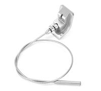 Tbest Engine Oil Dip Stick High Precision Professional Grade Level Dipstick for K20 CNC SUS Material Red Black Silver Gold Blue Purple (Silver)