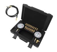 Tbest Engine Oil Pressure Test Gauge Transmission Fluid Tool Set with 19 Adapters High Low Gauges 400 PSI for Car Mechanics Enthusiasts