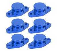 Tbest Engine Swirl Flaps Delete Blanking Plugs Set Aluminum Rubber Gaskets Durable Upgrade Kit Fit for M57 M57D25 6x22mm (Blue)