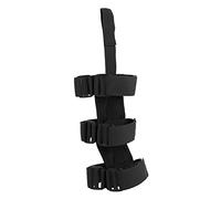 Tbest Fire Extinguisher Holder Strap Adjustable Buckle for TJ YJ JK CJ with Oxford Cloth Construction Compact Size 10.6-20cm Diameter (Black)