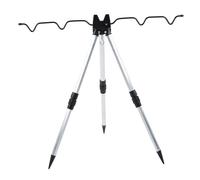 Tbest Fishing Rod Tripod Stand, 5-rod Capacity, Lightweight | Aluminum alloy, folding design, strong stability, multi-slot use