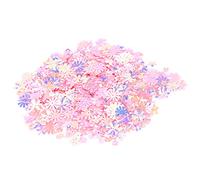 Tbest Flood Glitter Confetti 30g in the Shape of a Flower for the Decoration of Holidays and Wedding Holidays (Pink Colourful)