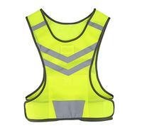 Tbest Fluorescent Running Vest,Reflective Safety Vest, Reflective Vest ycle Cycling Adjustable High Visibility Sports replacement for Outdoor Running Hiking Footing Woman Man, Yellow Fluorescent M