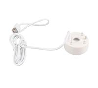 Tbest Fog Maker USB Colorful LED Lights Atomizer for Dust Rockery Fish Container USB Interface, Plastic Colored (White)